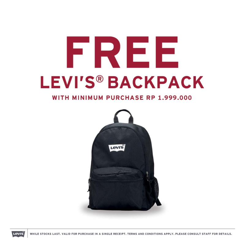 Free Levi`s Backpack