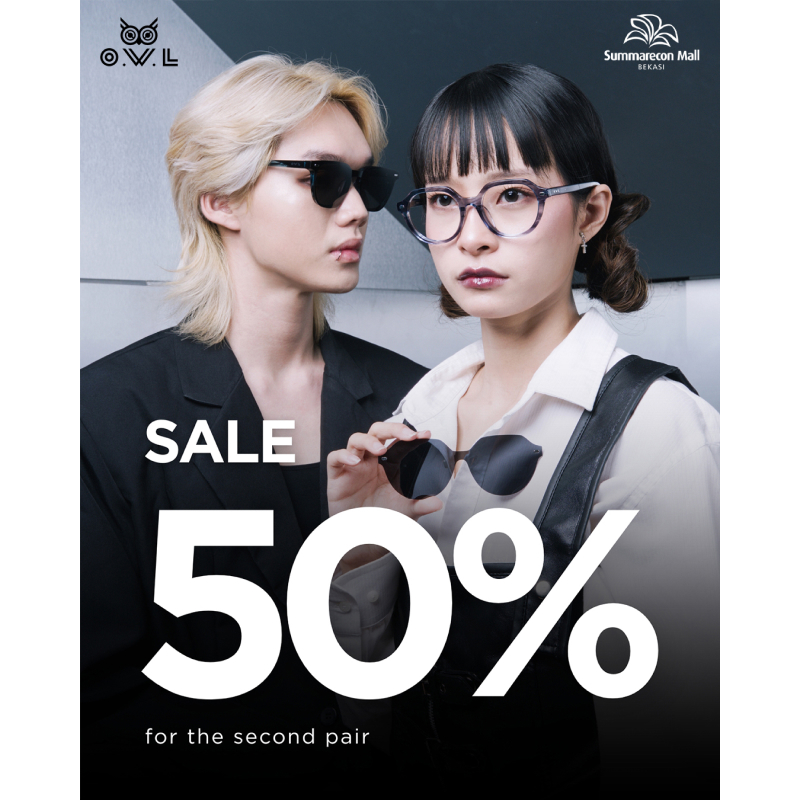 Sale 50% for the Second Pair