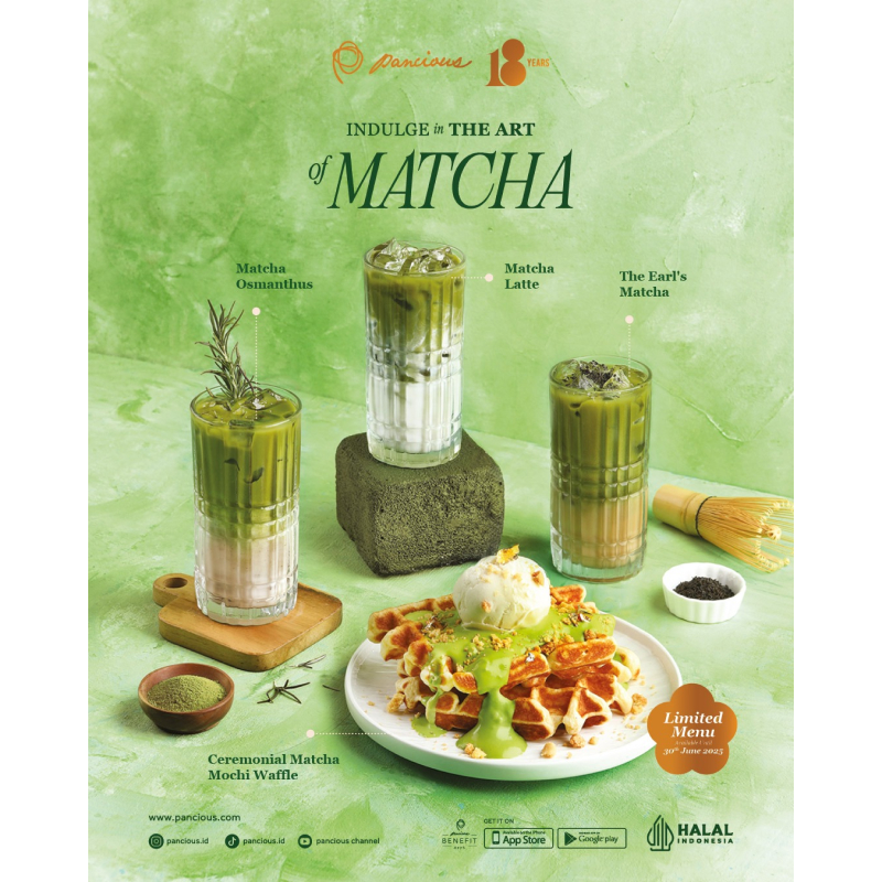 Pancious Indulge in the Art of Matcha