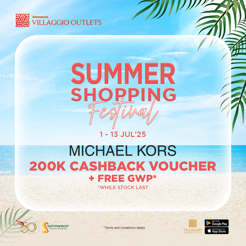 Michael Kors 200K Cashback Voucher + Free GWP