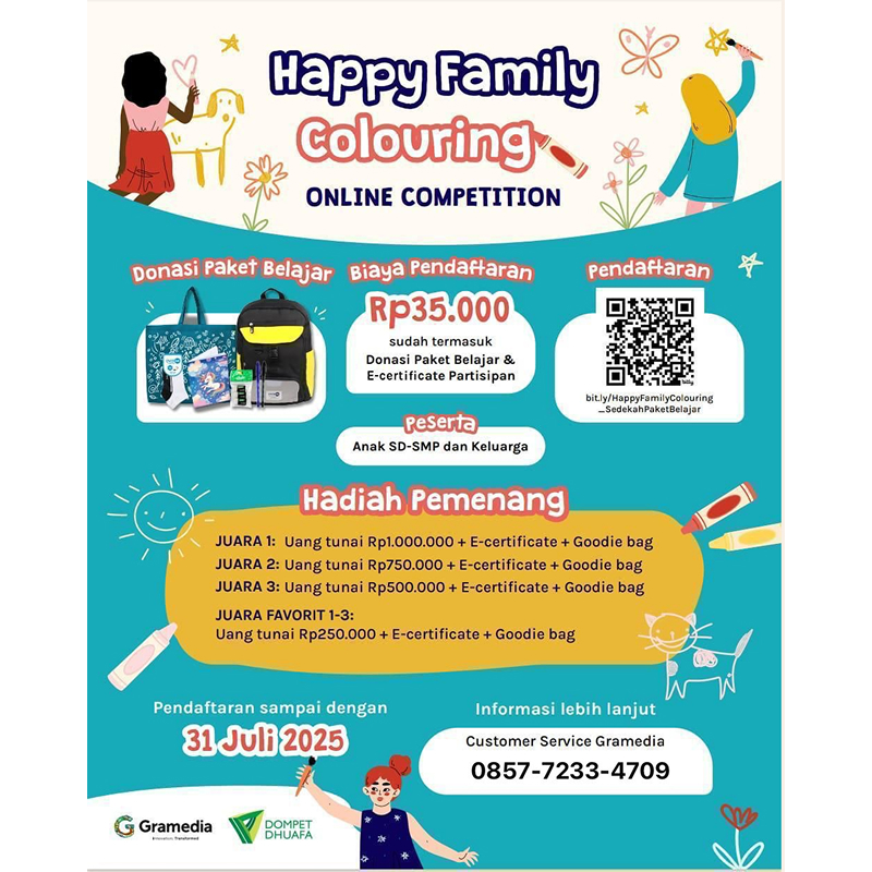 Gramedia Happy Family Colouring