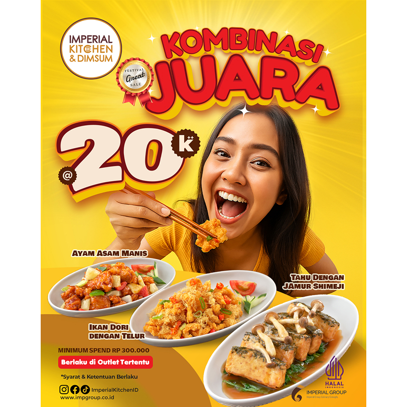Imperial Kitchen & Dimsum Kombinasi Juara Festival Great Sale